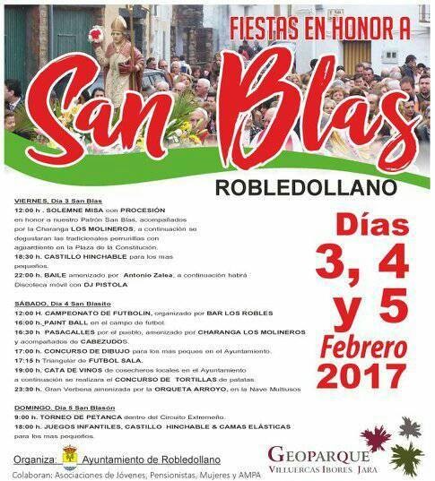 Fiestas en honor a San Blas 2017 Robledollano